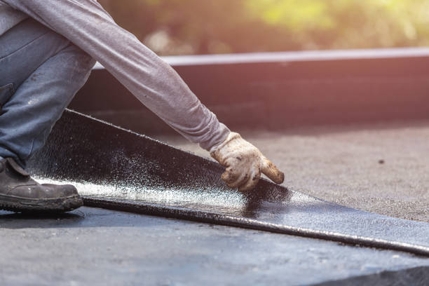 Professional Basement Waterproofing technician working in Etlan, VA